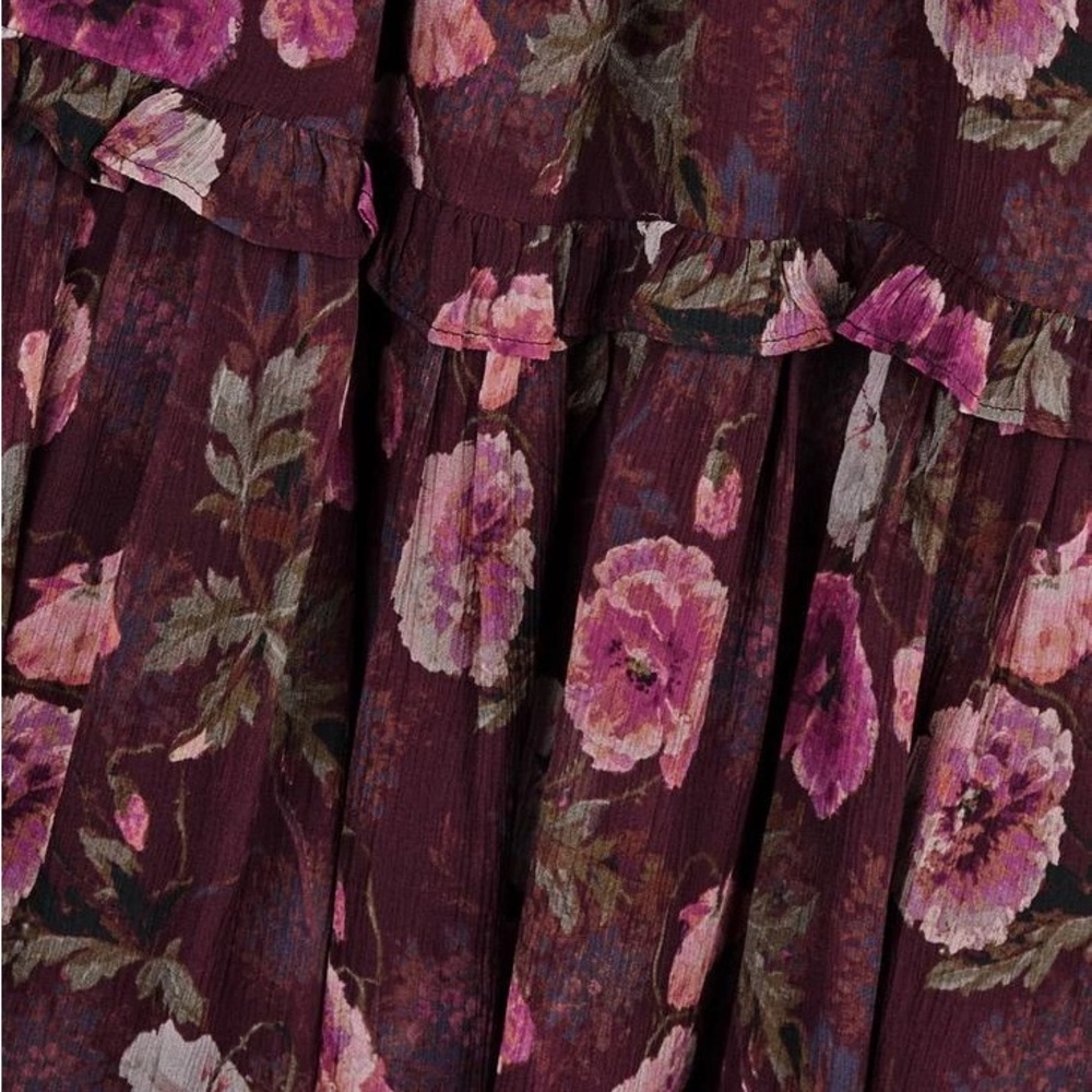 PAIGE Terrazza Floral Midi Dress, size 6, NWT 🌹 - Picture 5 of 8
